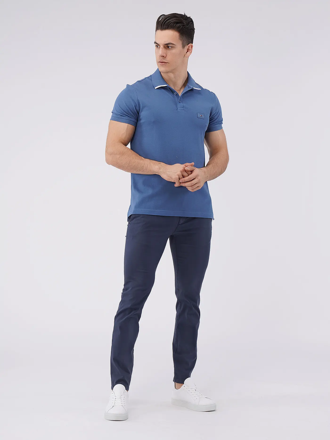 TOMMY HILFIGER | Poloshirt | blau